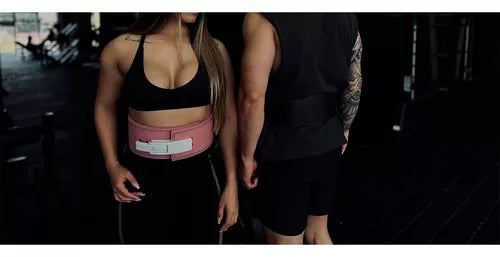 Cinturon Cuero Gym Powerlifting Hebilla