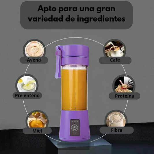 Licuadora Mini Portatil Proteína 380ml U